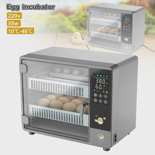 Volautomatische Broedmachine voor 24 Eieren met Lade-Type Automatische Draaier en Touchscreen