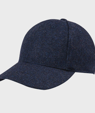 Herren Tweed Baseball Cap - Stijlvolle Wolmix Pet voor Heren