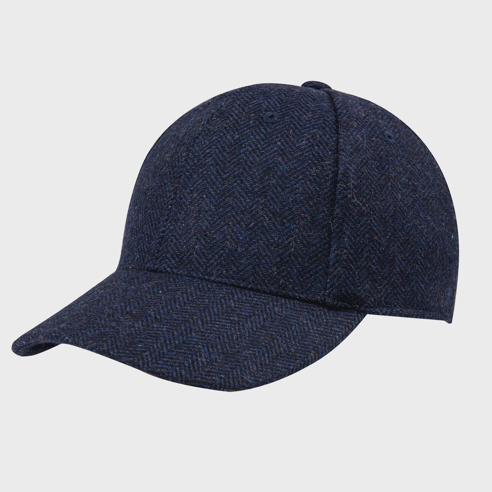 Herren Tweed Baseball Cap - Stijlvolle Wolmix Pet voor Heren