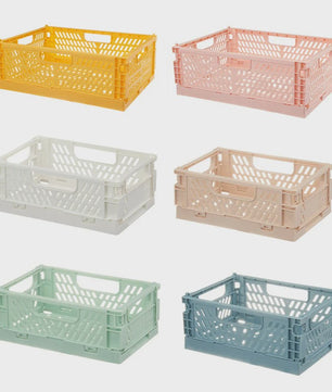 Opvouwbare Opbergkrat & Mand - Stapelbaar, Draagbaar en Ideaal voor Speelgoed, Sieraden en Cosmetica
