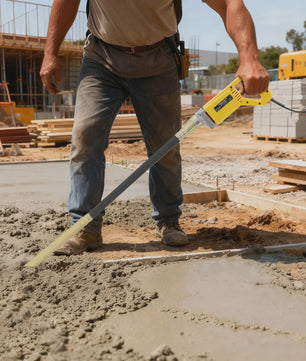 800W Betonnen Trilnaald met 1m Schacht - Krachtige Bouwtool voor Efficiënte Verdichting