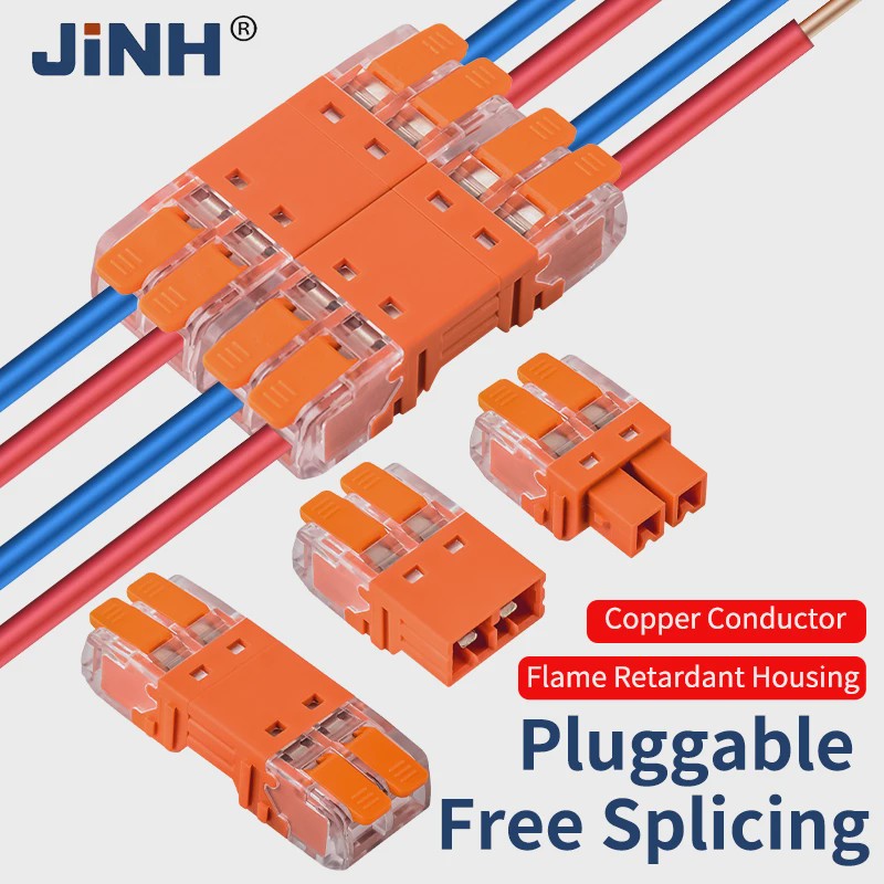 JINH CMK64 Snelkoppeling Klemmenblokken - 2/3/4-polig, Splicing Elektrische Connectoren