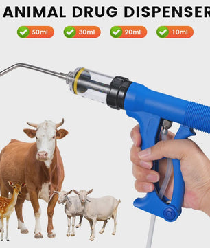 Professioneel Doseerpistool voor Vee en Gevogelte (10-50ML) - Continue Toediening