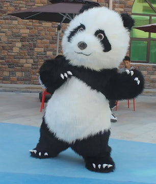Opblaasbaar Panda Kostuum - Volwassen Maat voor Feestjes, Halloween & Cosplay