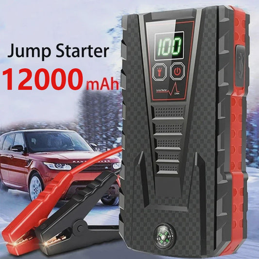 DWiusty 12000mAh Powerbank & Auto Start Booster: Start Benzine/Diesel Auto's Direct & Noodstroom