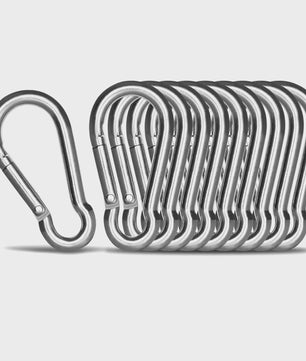 10x RVS Karabijnhaak M4-M8 - Heavy Duty Snap Hook voor Outdoor & Klussen