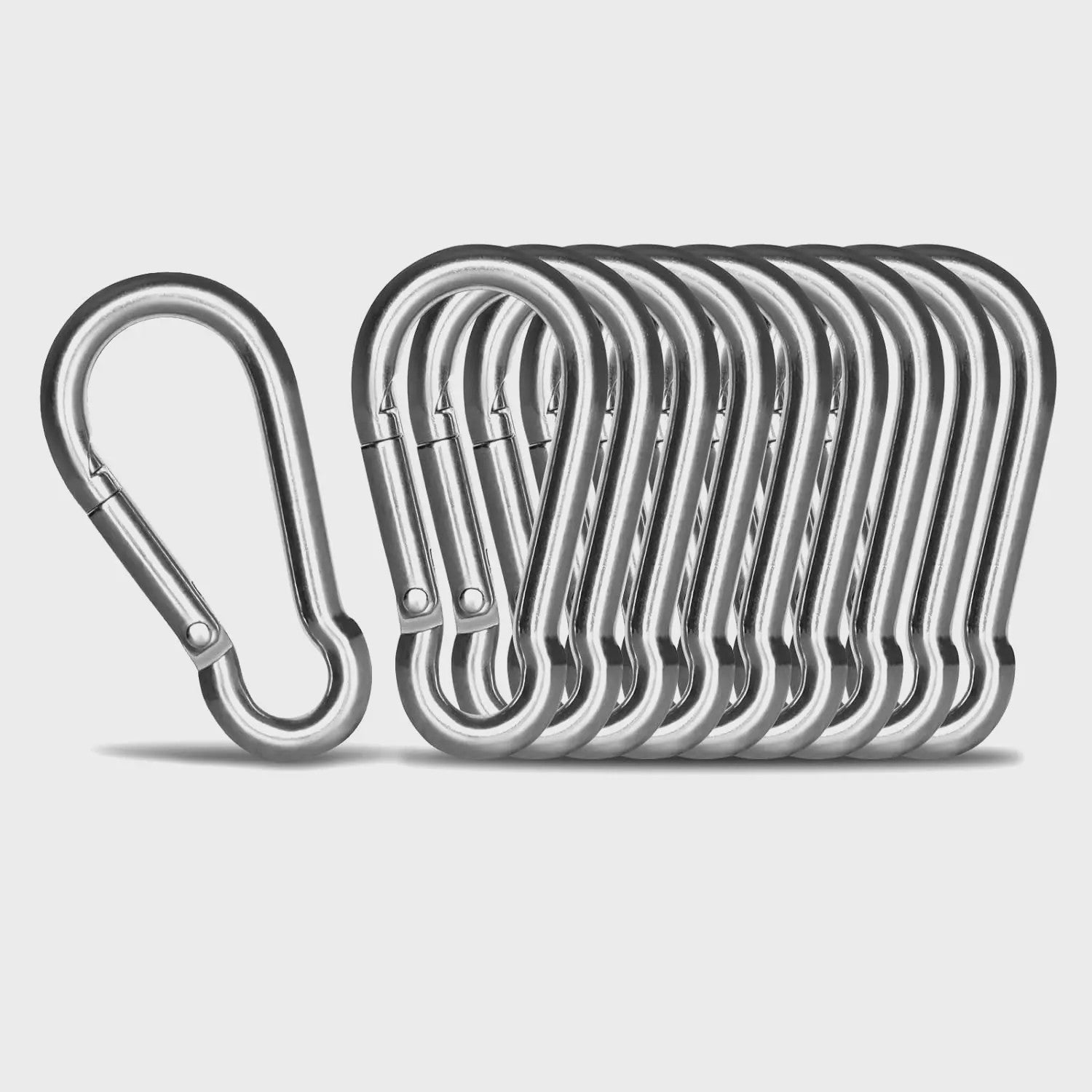 10x RVS Karabijnhaak M4-M8 - Heavy Duty Snap Hook voor Outdoor & Klussen