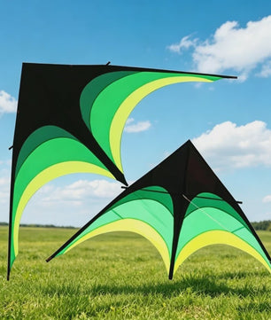 Grote Delta Vlieger met Handvat - Duurzaam Ripstop Nylon - Compleet met Staart en Handvat