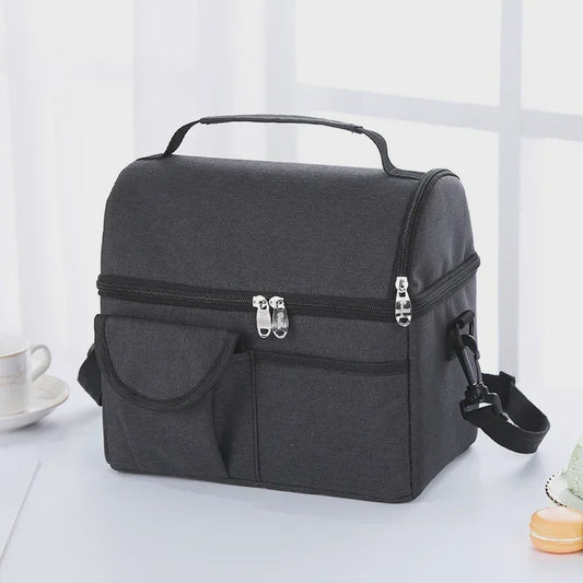 Herbruikbare Geïsoleerde Lunchtas - Thermisch, Waterdicht & 8L Capaciteit voor Mannen en Vrouwen