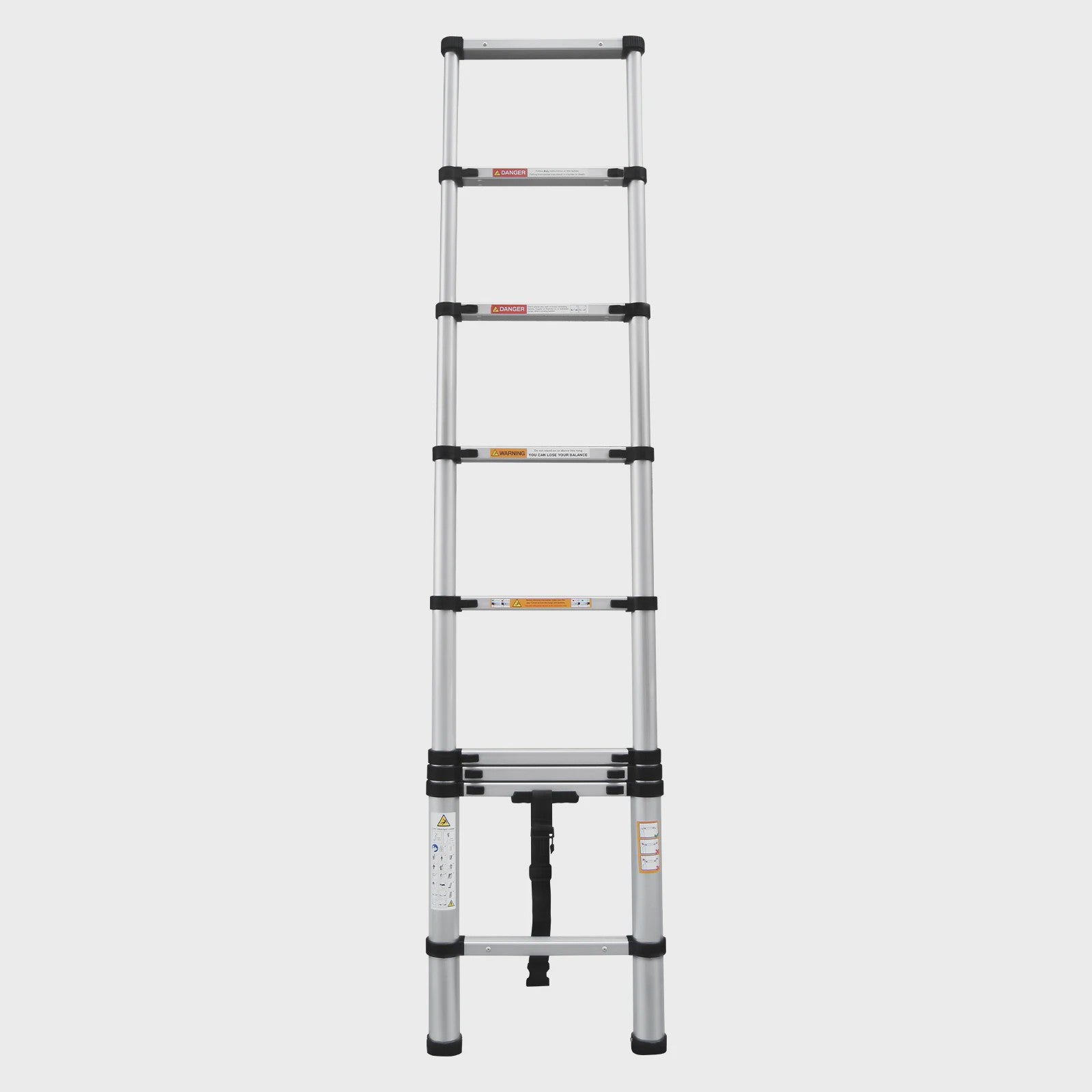 Lichtgewicht Aluminium Telescoopladder - 150kg Capaciteit, EN131 Gecertificeerd