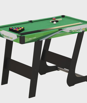 Opvouwbare Pooltafel 104cm Groen - Compleet met Accessoires