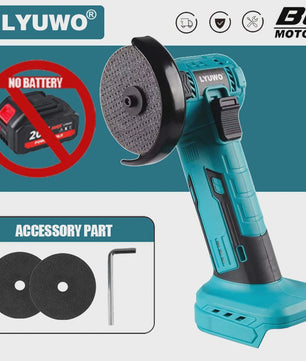 Draadloze Haakse Slijper 3 Inch - Krachtig Gereedschap voor Metaal, Hout & Auto Reparatie