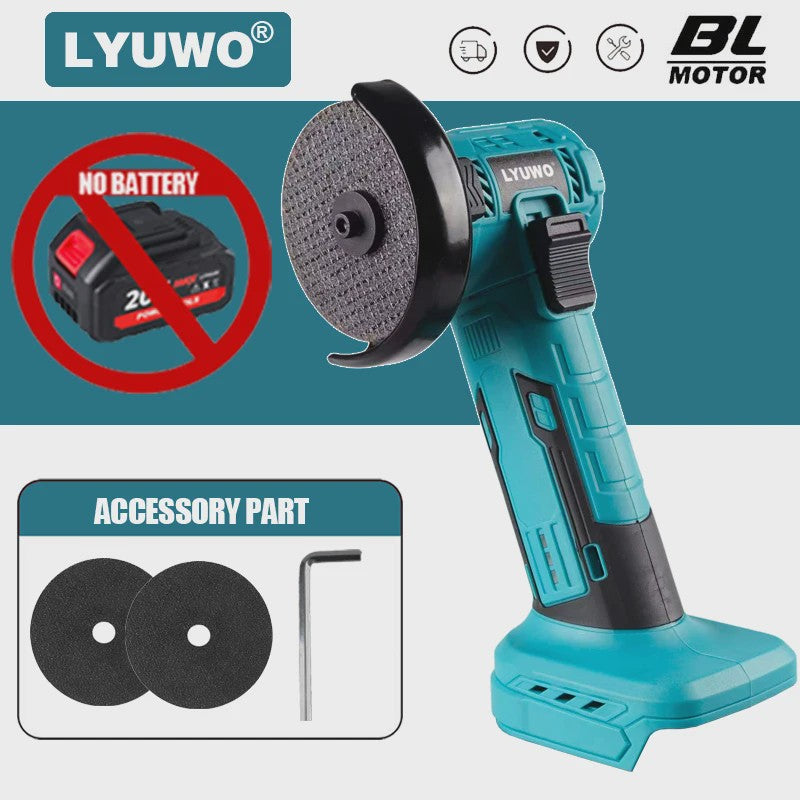 Draadloze Haakse Slijper 3 Inch - Krachtig Gereedschap voor Metaal, Hout & Auto Reparatie
