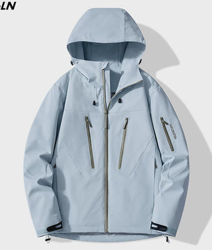 Unisex Waterdichte Outdoor Jas - Winddicht & Ademend voor Wandelen, Kamperen & Sport