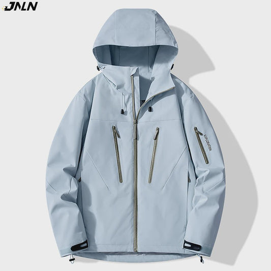 Unisex Waterdichte Outdoor Jas - Winddicht & Ademend voor Wandelen, Kamperen & Sport