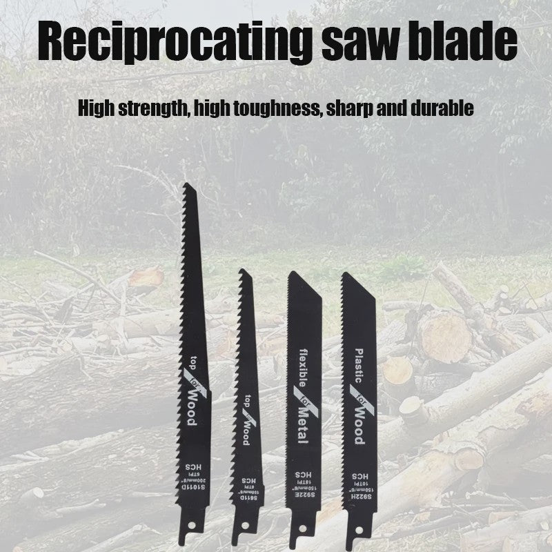 Reciprozaagbladen Set (5/10 Stuks) HCS - Voor Hout, Metaal & PVC - 15/20cm