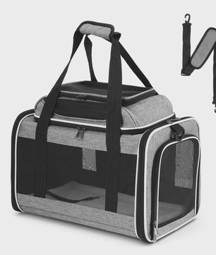 Cat Carrier Backpacks Expandable Cat Backpack with Shade Cover, Breathable Mesh Pet Carrier Backpack Bag for Travel Hiking Campi