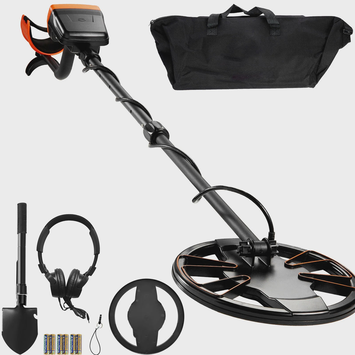 Metaaldetector voor Volwassenen & Kinderen - 10" Waterdichte Spoel, LCD, 7 Modi, Verstelbaar