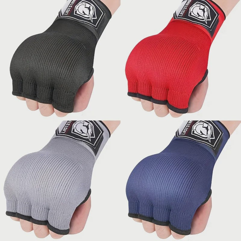 Half Vinger Bokshandschoenen met Lange Polsband - Ideaal voor MMA, Muay Thai & Training