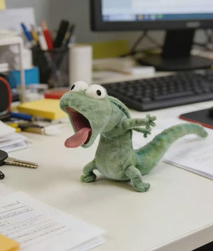 Grappige Mintgroene Hagedis Pluche Speelgoed - Super Schattig Verjaardagscadeau