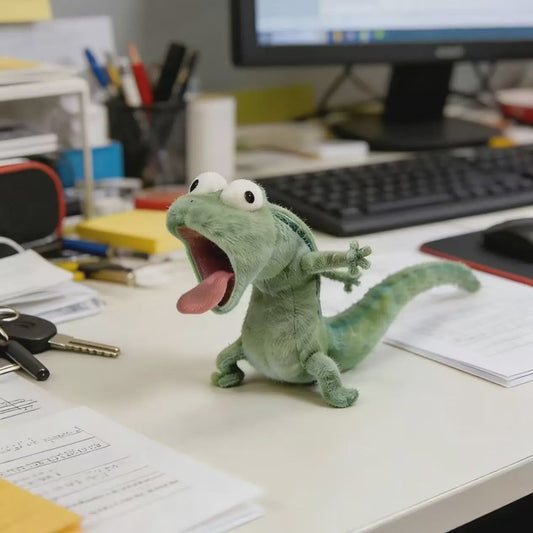 Grappige Mintgroene Hagedis Pluche Speelgoed - Super Schattig Verjaardagscadeau
