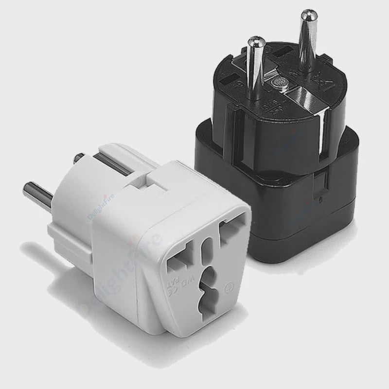 Universele Reisadapter AU/UK/US naar EU Type E/F - Stopcontact Omvormer