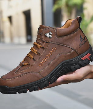 Heren Hoge Fashion Laarzen - Lente/Herfst Outdoor & Hiking Schoenen met Dikke Zool