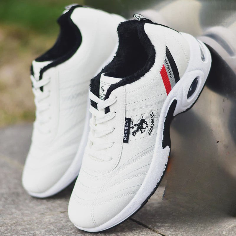 Herensneakers Leer - Casual & Sportief - Comfortabele Outdoorschoenen