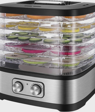Food Dehydrator met 5 Verstelbare Trays en Temperatuurregeling (35-70°C)