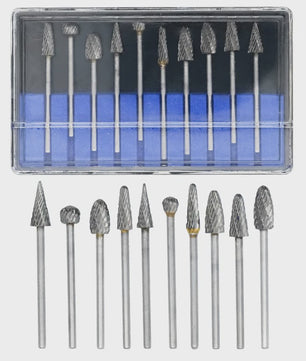 10-delige Set Tandheelkundige Carbide Frezen - Universeel Slijpen, Polijsten & Verwijderen
