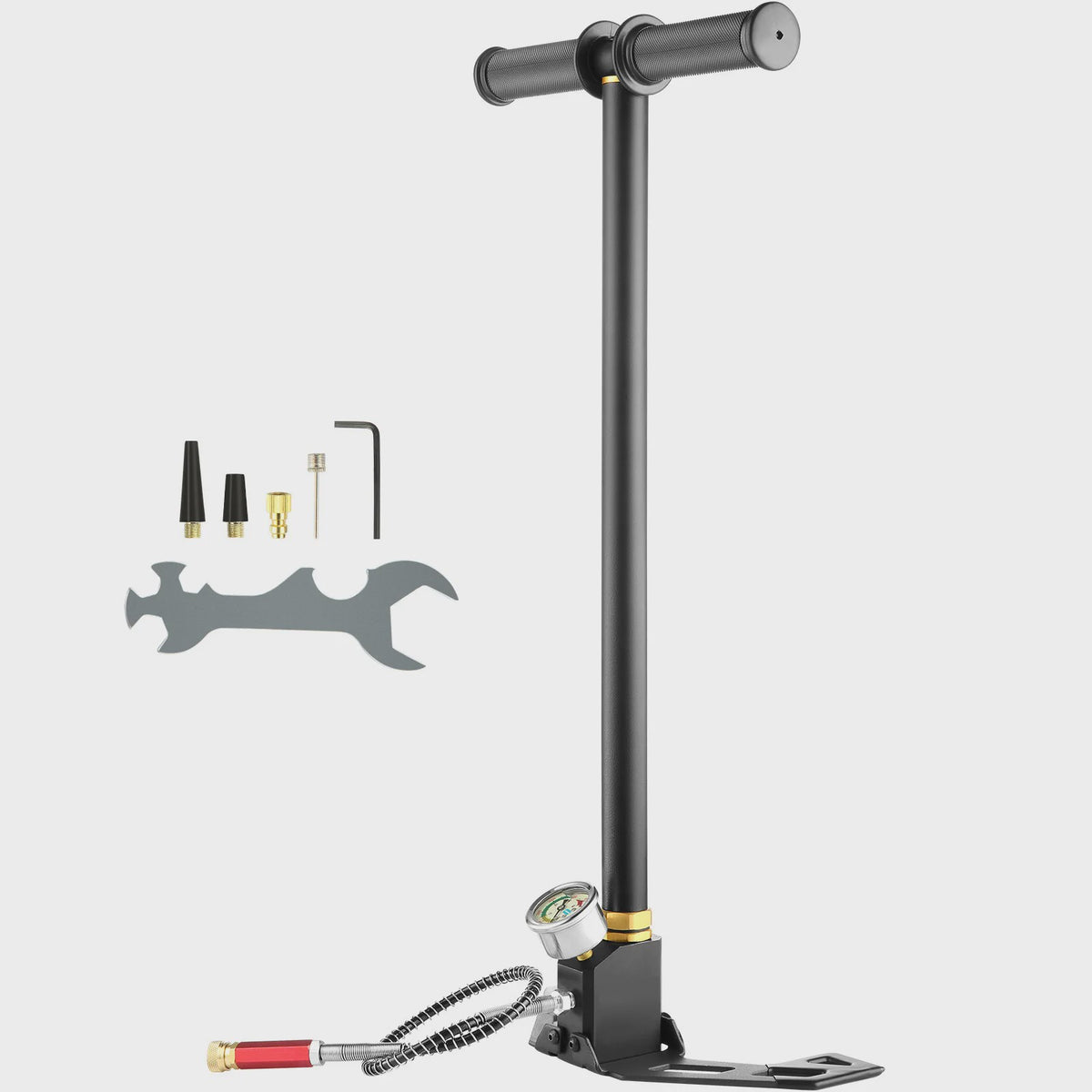 Krachtige 4500PSI PCP Handpomp met Manometer voor Airsoft, Banden en Kajaks