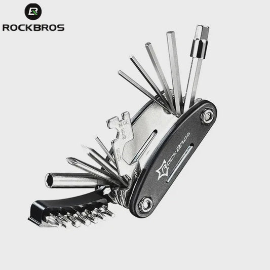 ROCKBROS 16-in-1 Multifunctionele Fietsreparatieset - Compact en Draagbaar
