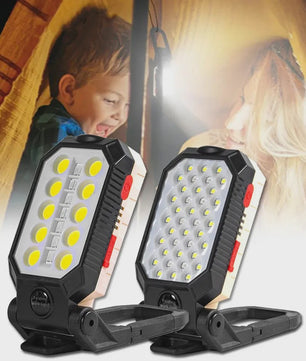 Multifunctionele Werklamp met Magneetvoet & Batterij Indicator - Ideaal voor Auto Reparaties & Noodgevallen