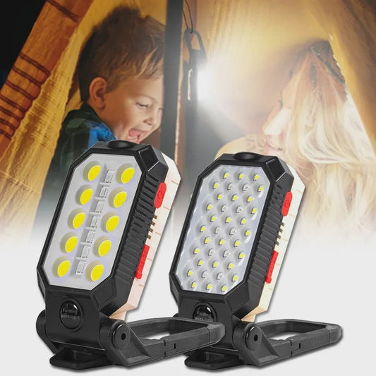 Multifunctionele Werklamp met Magneetvoet & Batterij Indicator - Ideaal voor Auto Reparaties & Noodgevallen
