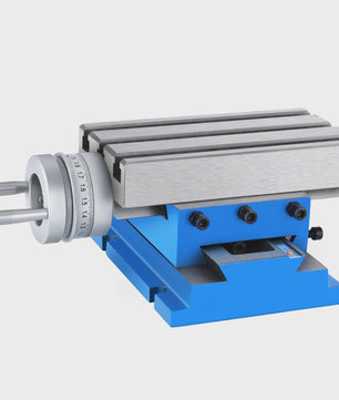 Precisie werktafel met dubbele geleiding voor frees- en boormachines