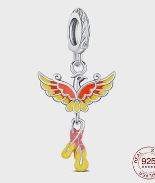 Phoenix Bedel 925 Sterling Zilver - Charm voor Dames Armbanden - Uniek Cadeau