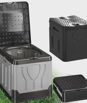 Draagbaar Opvouwbaar Toilet - Ideaal voor Camping, Reizen & Noodgevallen