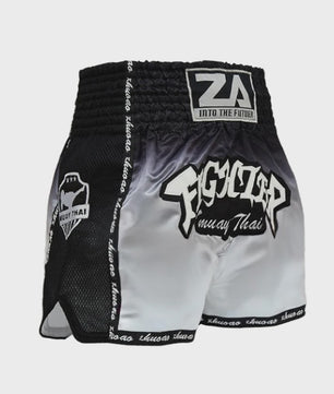 Muay Thai Bokshort Satin met Mesh Panel - Unisex & Kinderen