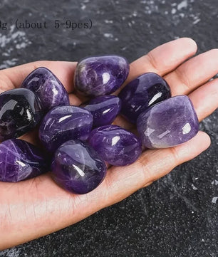 100g Gekantelde Amethist Kristallen - Gepolijste Edelstenen voor Woondecoratie & Reiki