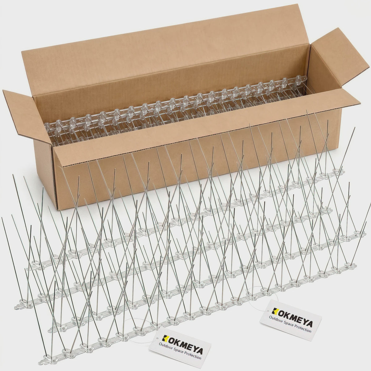 KOKMEYA RVS Vogelprikkers 5M/10M - Flexibele Basis voor Balkon, Dak, Tuin