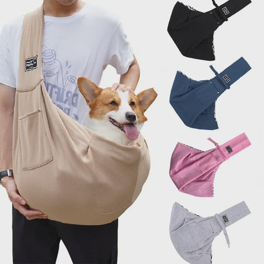 Comfortabele Honden & Katten Draagtas Sling - Ideaal voor Outdoor Reizen & Dagjes Uit