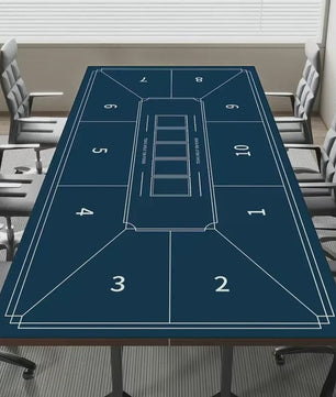 XXL Poker Speeltafelmat PU Leer - Waterdicht & Anti-Slip Gaming Desk Mat