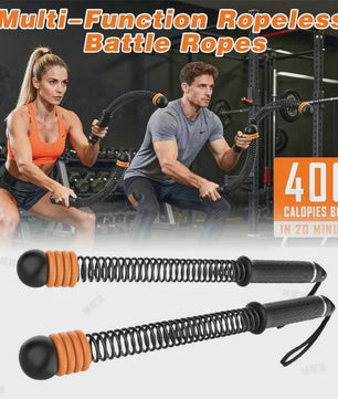 Touwloze Battle Rope met Verstelbare Weerstand: Full Body Workout voor Thuisgym