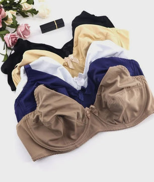 Beauwear Volle Cup Minimizer BH met Beugel - Grote Maten (36-52 D/E/F) - Zwart & Nude