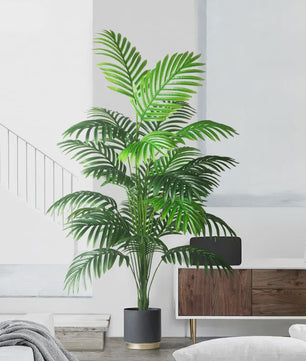 Grote Kunstpalmboom 90-120cm - Tropische Nep Plant voor Huis & Tuin Decoratie
