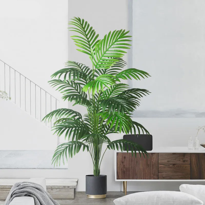 Grote Kunstpalmboom 90-120cm - Tropische Nep Plant voor Huis & Tuin Decoratie