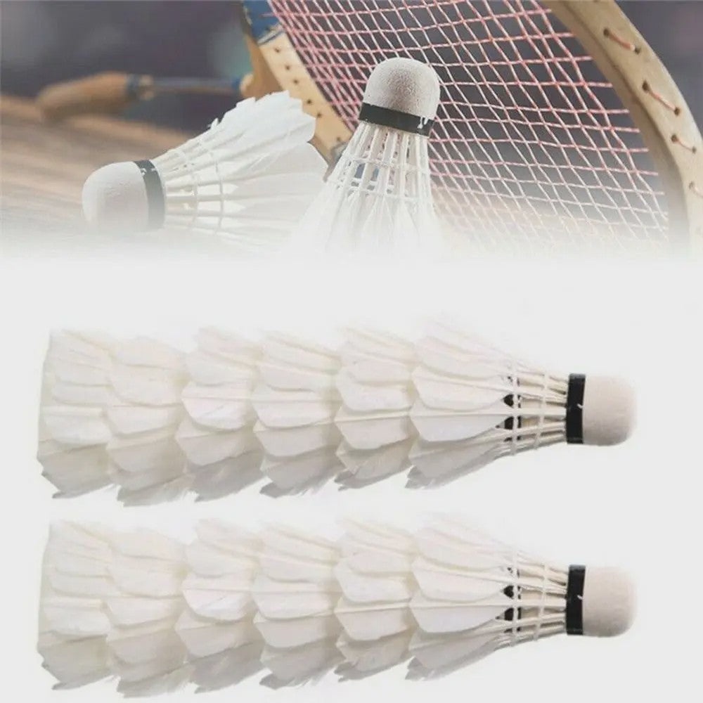 Set van 3, 6 of 12 Duurzame Badminton Shuttles - Pro Training & Outdoor Sport