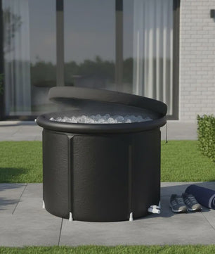 Draagbare Opblaasbare Cold Plunge Tub - 85x75cm, 330L - Ideaal voor Atleten & Herstel