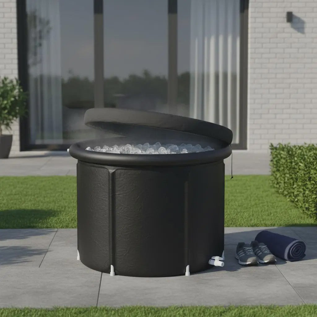 Draagbare Opblaasbare Cold Plunge Tub - 85x75cm, 330L - Ideaal voor Atleten & Herstel