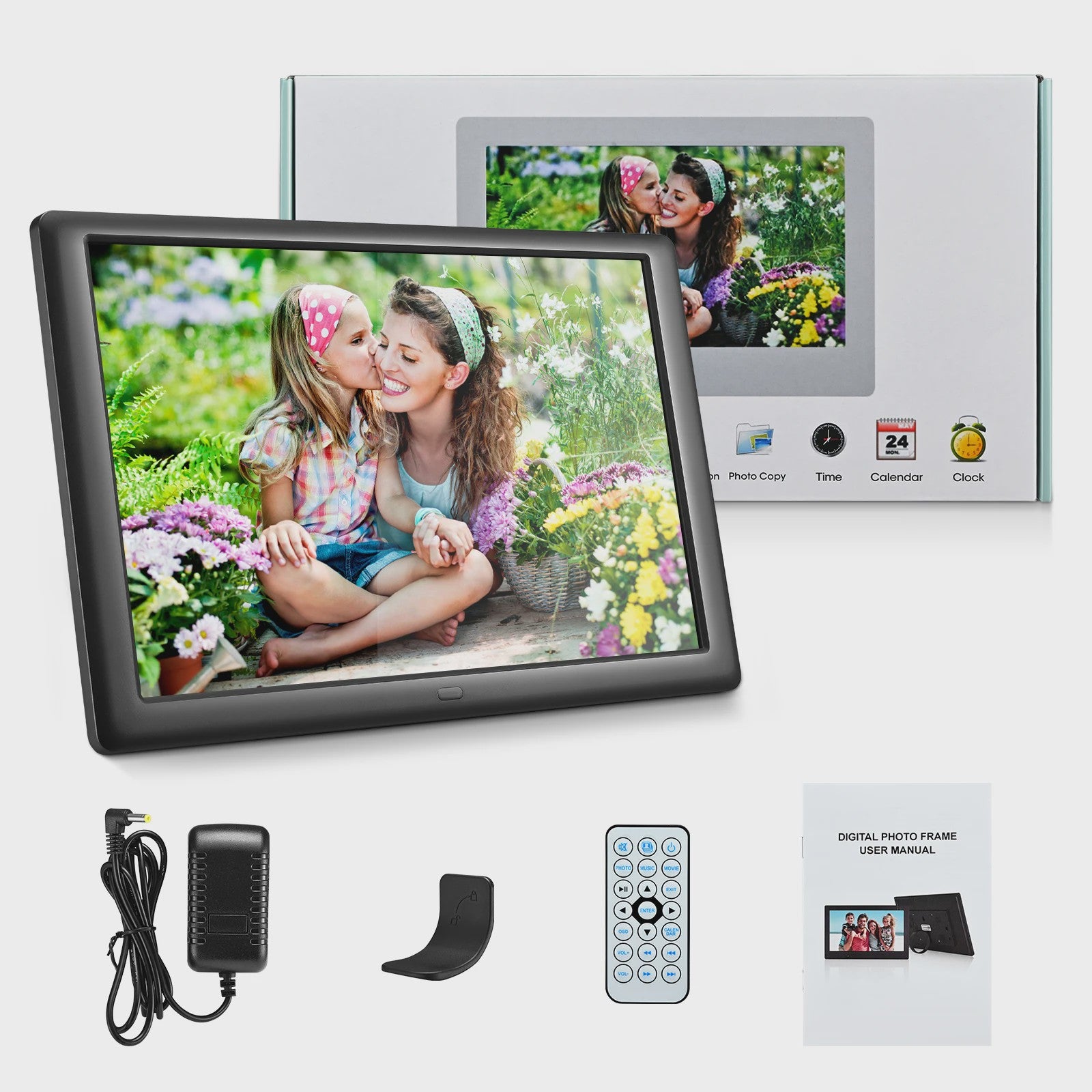 10 Inch Digital Photo Frame Electronic 1920*1080IPS/Music/Video Player/Calendar/Alarm USB Or SD Card With Remote Control